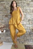 Paloma Bandeau Cami Mustard